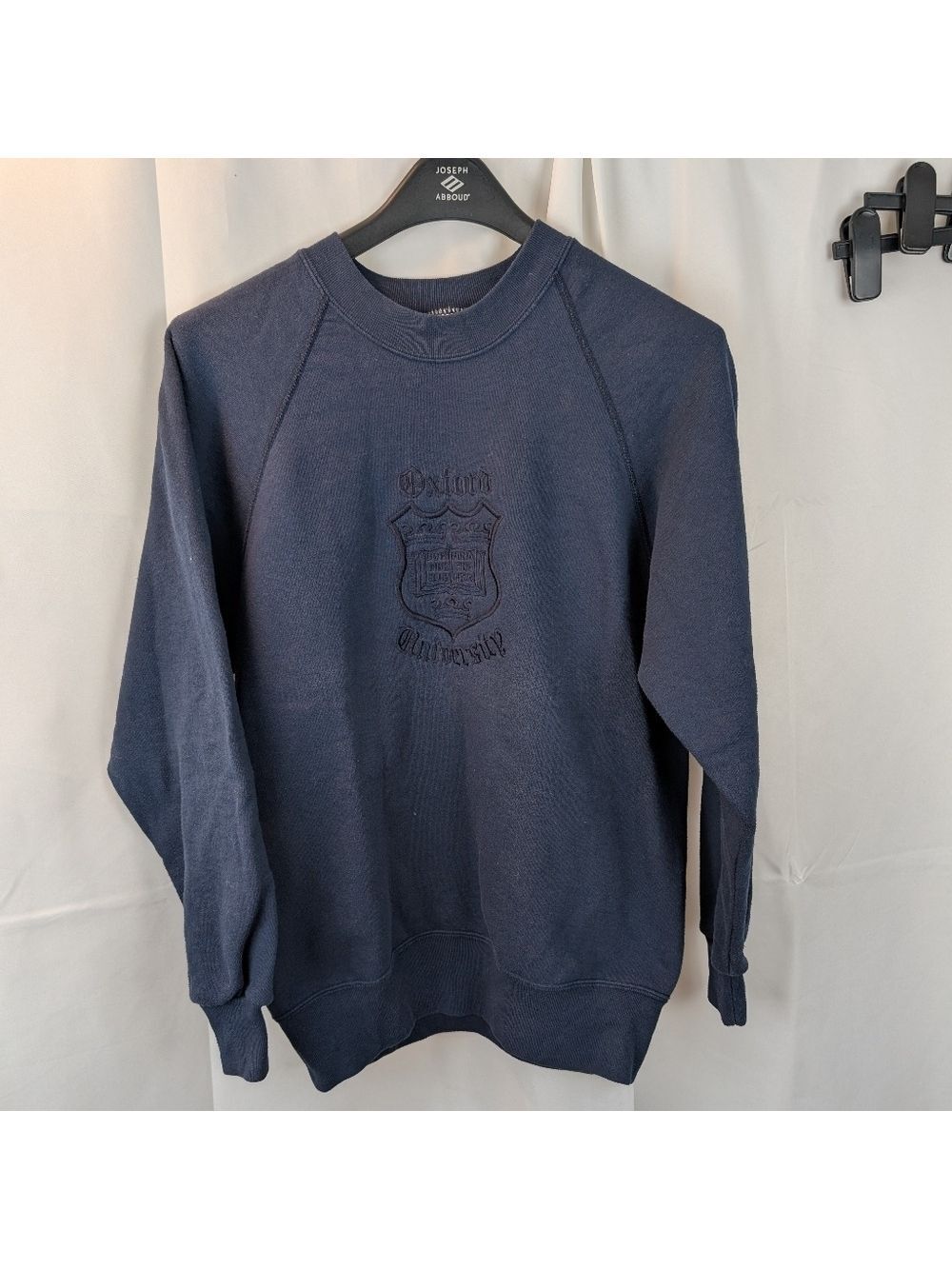 VTG Oxford University Crewneck Sweatshirt Jerzees Large Blue in VGUC